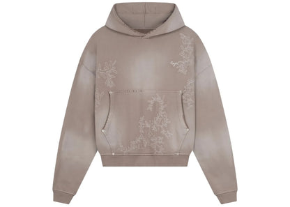 Rough. Olive Diffusion Hoodie Grey Brown