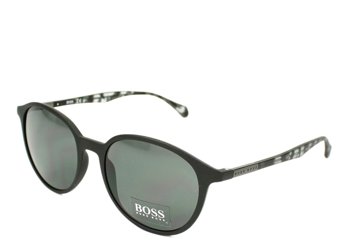 Hugo Boss BOSS 0822/S Black/Green Mirror Sunglasses
