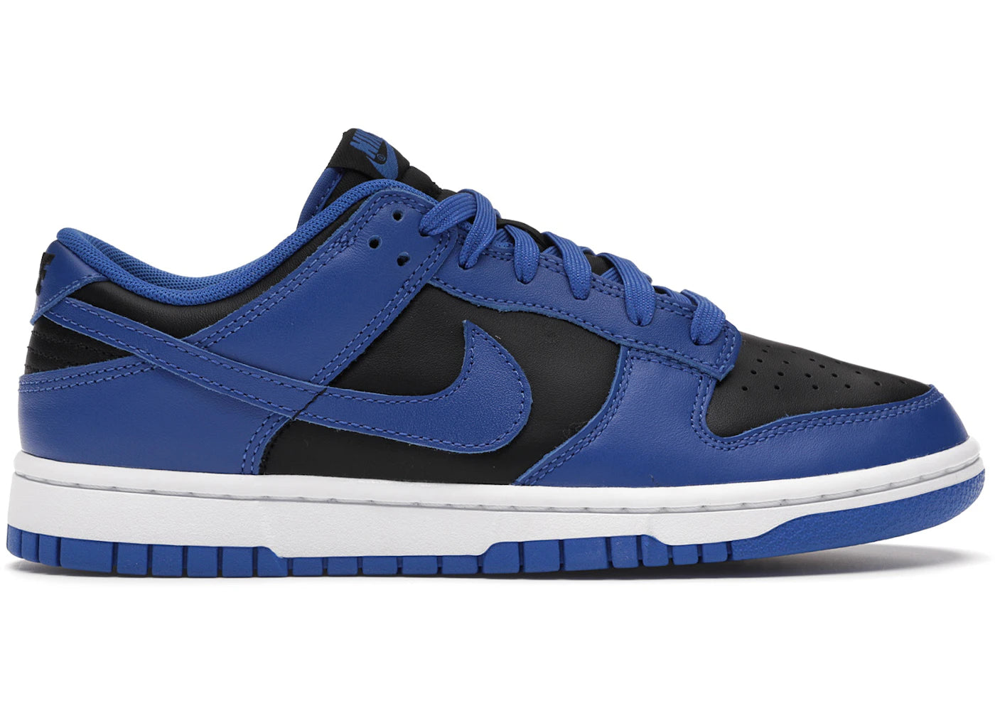 Nike Dunk Low Retro Black Hyper Cobalt 2021