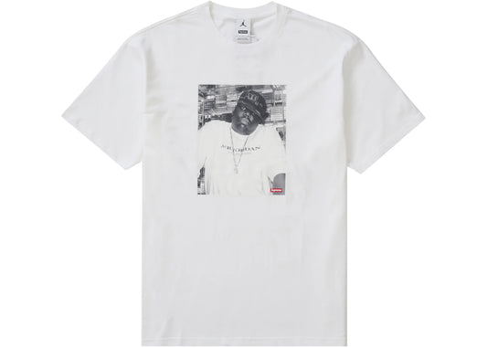 Supreme Jordan Biggie S S Top Tee White