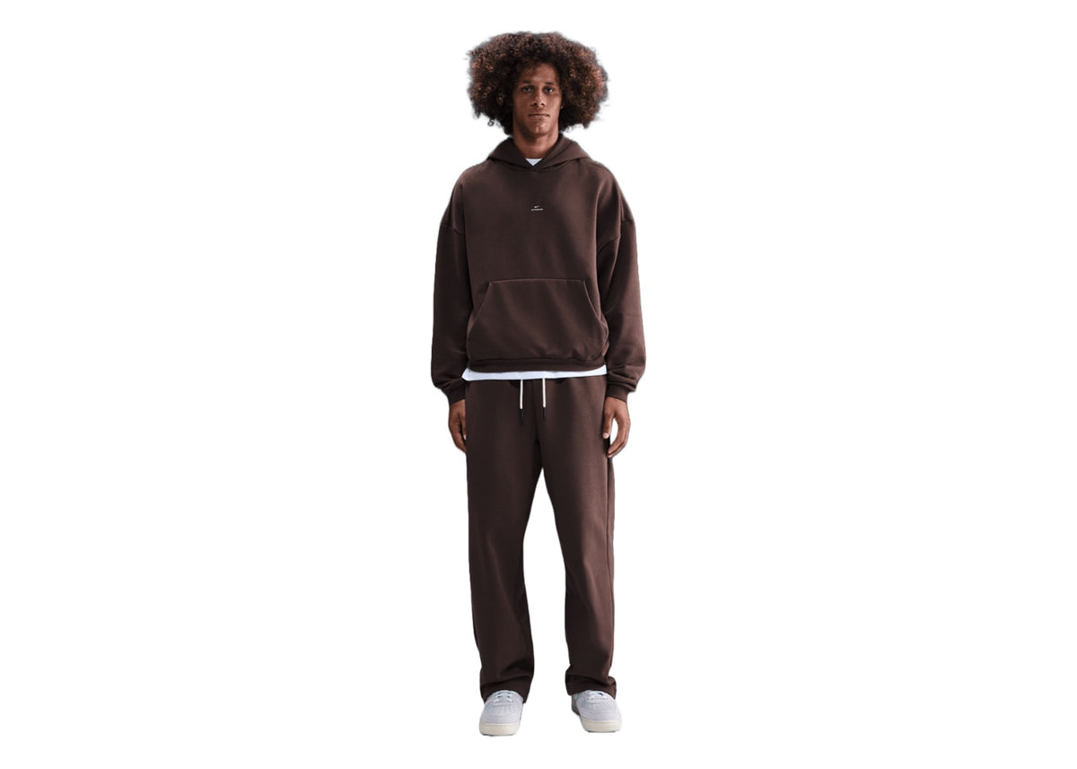 Nike Standard Issue Brushed Pullover Hoodie Baroque Brown