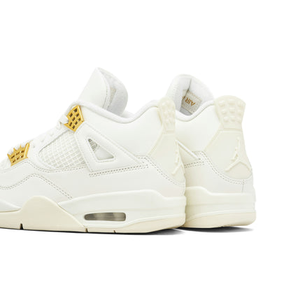 Air Jordan 4 Retro Sail Metallic Gold Womens