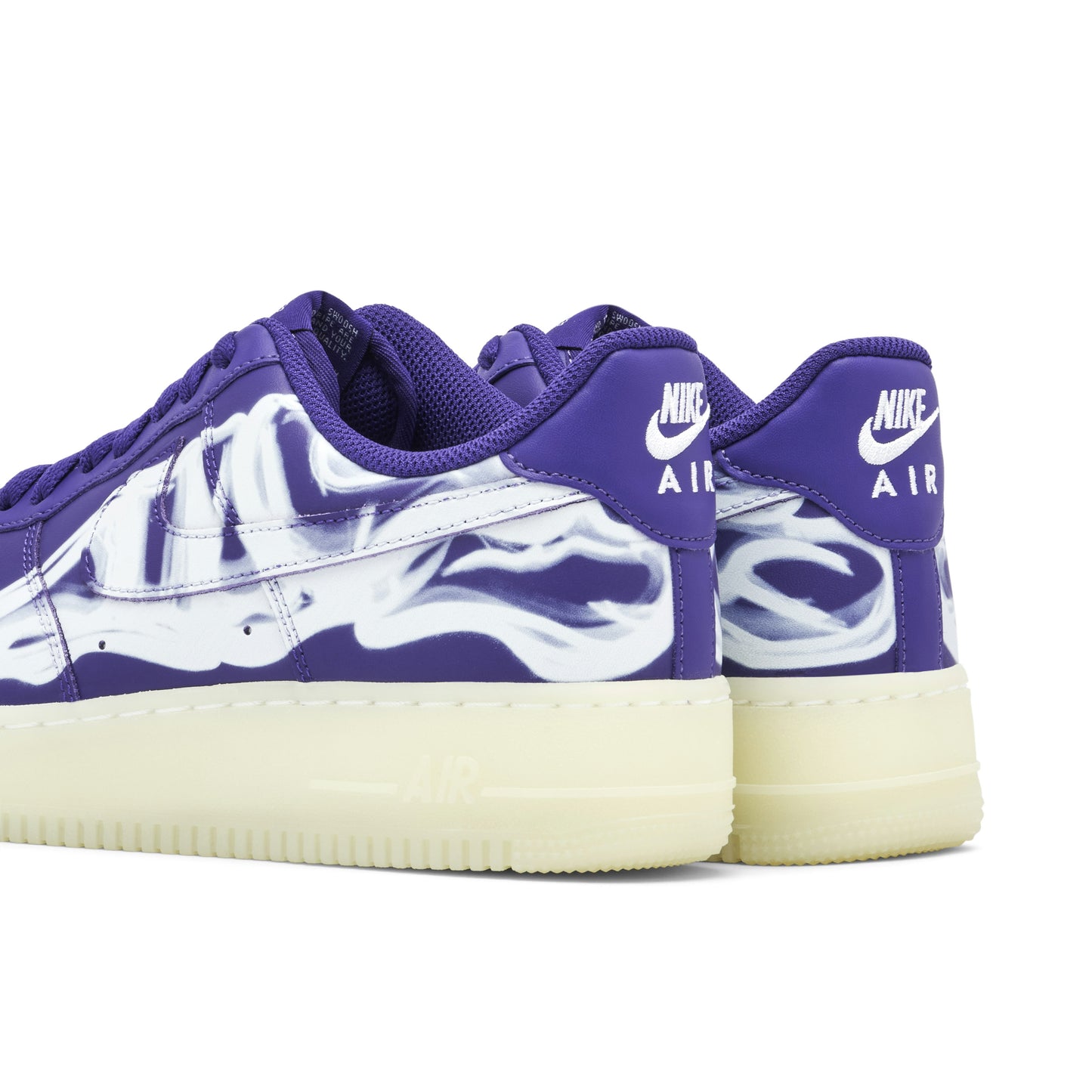 Nike Air Force 1 Low Purple Skeleton Halloween
