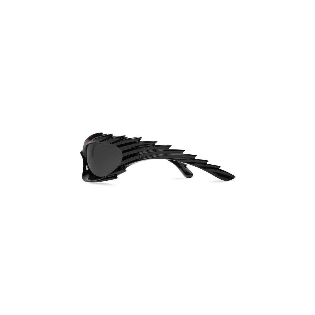 Balenciaga Spike Rectangle Sunglasses Black