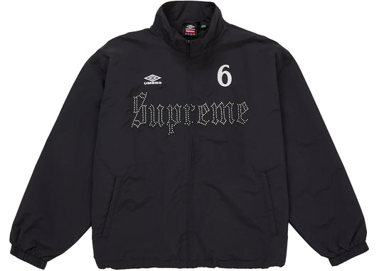 Supreme Umbro Rhinestone Track Jacket Black
