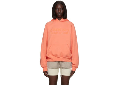Fear of God Essentials Hoodie Coral