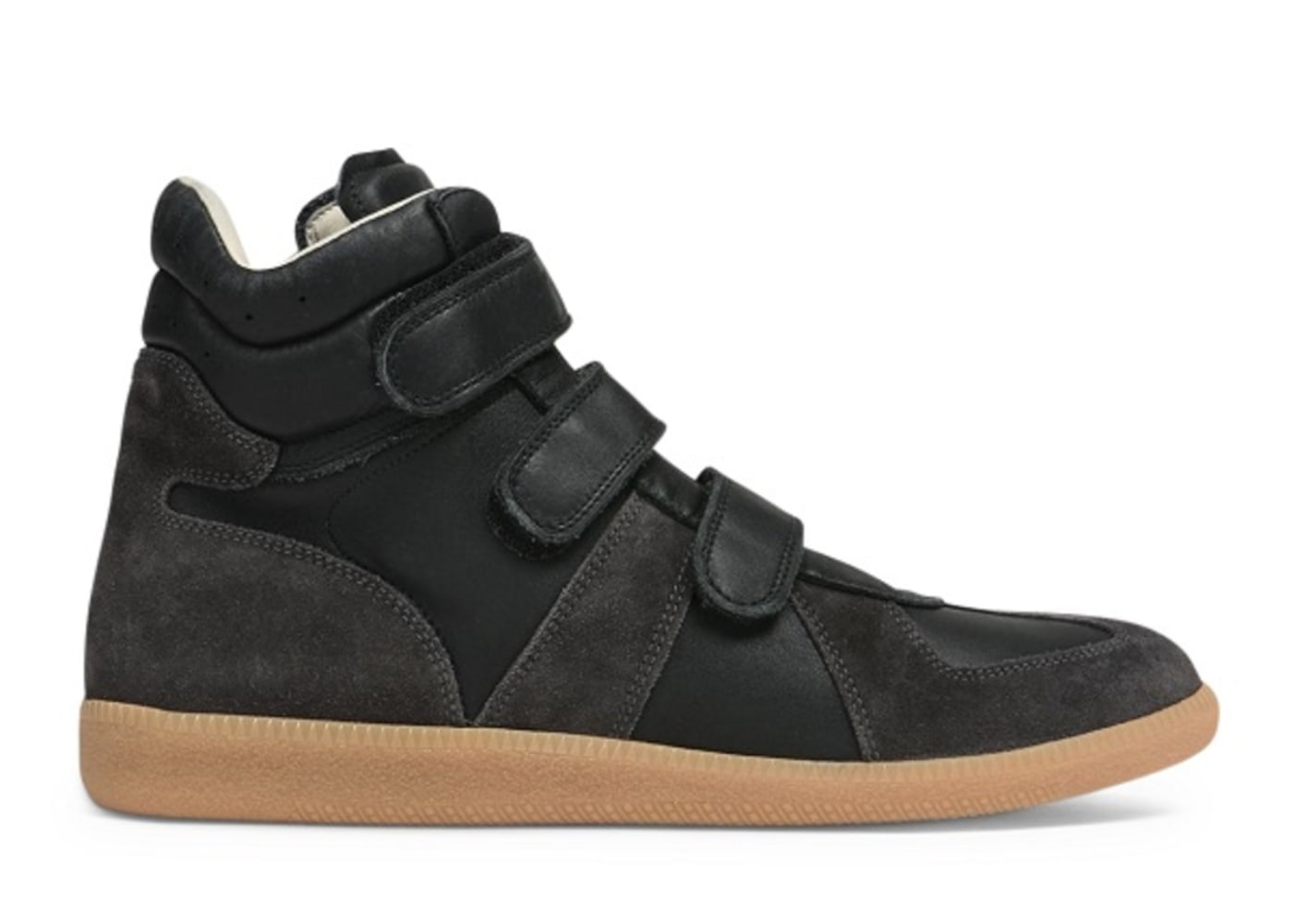 Maison Margiela Replica Velcro High Top Gat Black