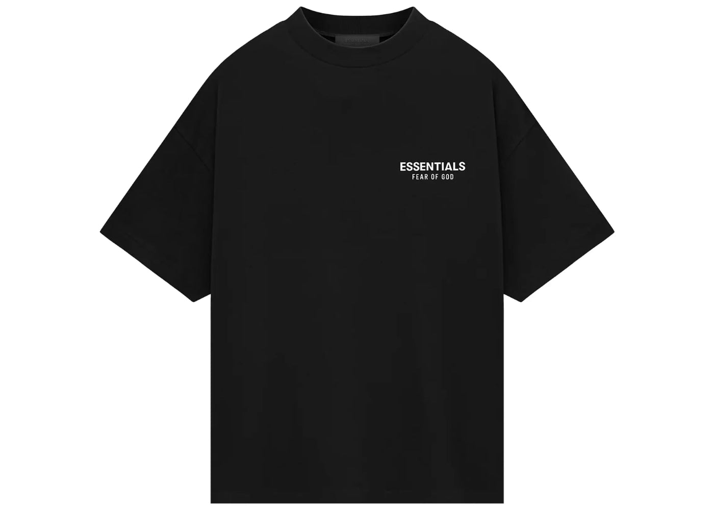 Fear of God Essentials Jersey Crewneck T-Shirt Black