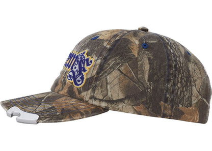 Supreme Bottle Opener 6-Panel Cap Realtree Hardwoods Camo Green