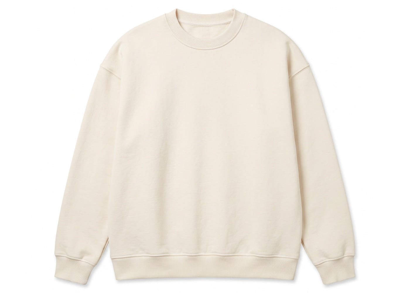 Cotton Garments Crewneck 500GSM Natural