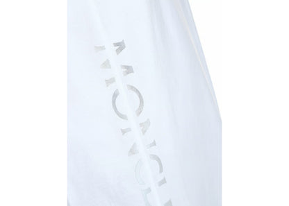 Moncler Vertical Side Split Logo T-shirt White