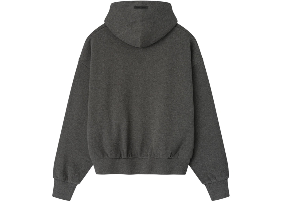 Fear of God Essentials Embossed Essentials Classic Hoodie Charcoal Heather Black