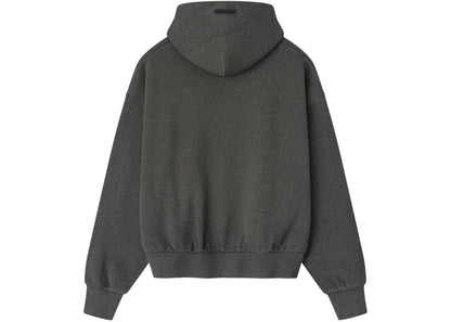 Fear of God Essentials Embossed Essentials Classic Hoodie Charcoal Heather Black