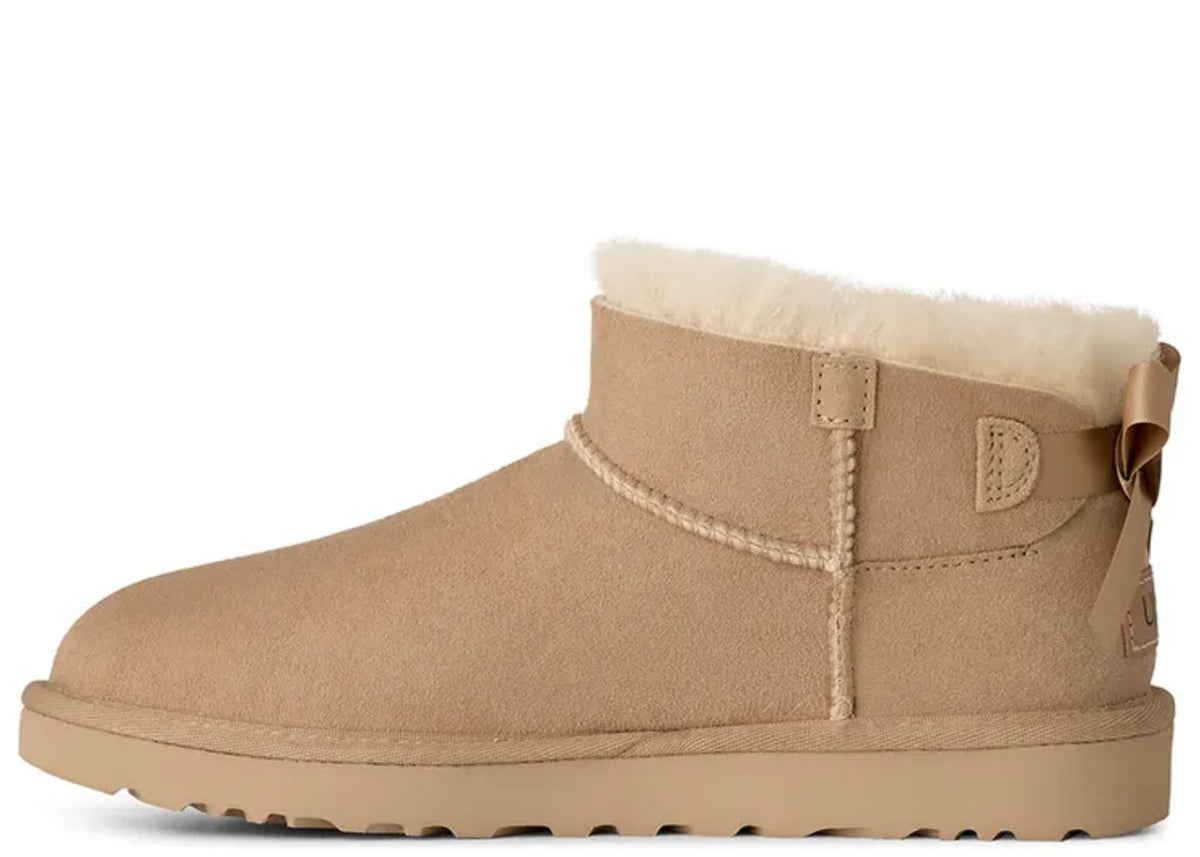 UGG Ultra Mini Bailey Bow Boot Sand (Women's)