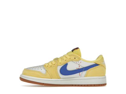 Jordan 1 Retro Low OG SP Travis Scott Canary Yellow (PS)