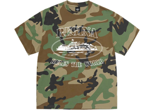 Corteiz Gabriel Moses Regina Alcatraz T-shirt Camo