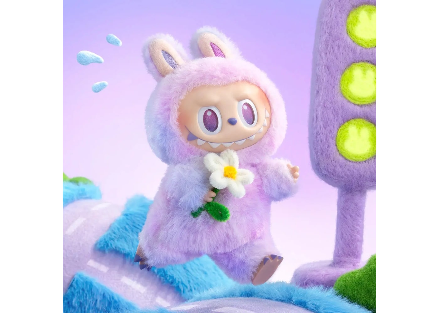 Pop Mart Labubu The Monsters Big into Energy Series Luck Vinyl Plush Pendant