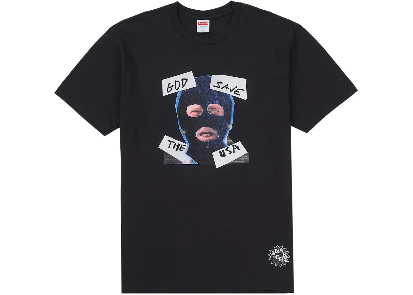 Supreme God Save Us Tee Black