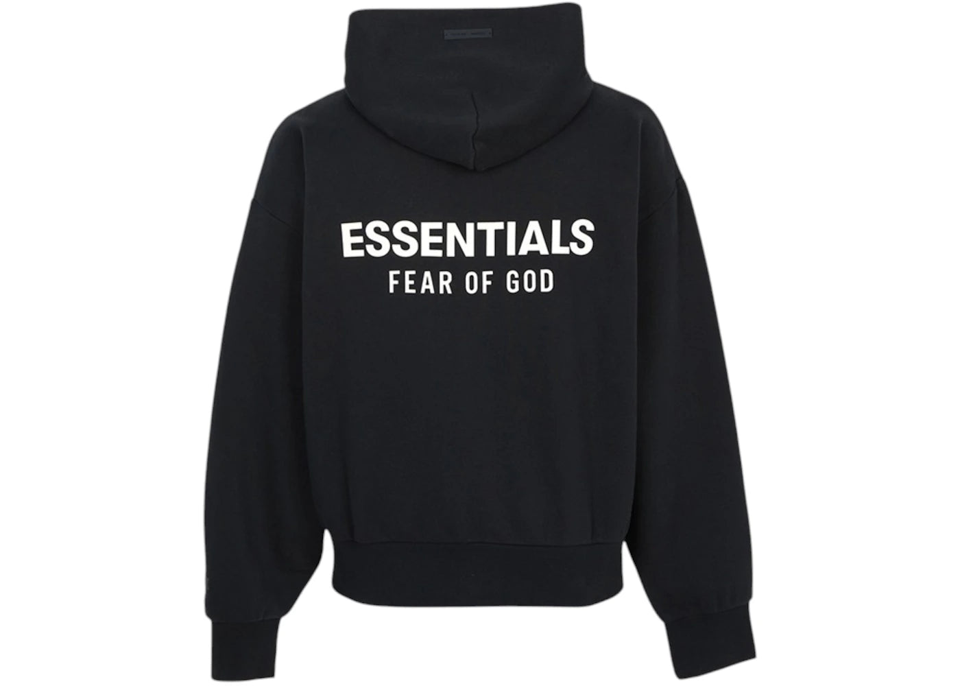 Fear of God Essentials Classic Hoodie Zip Up Sweatshirt Black