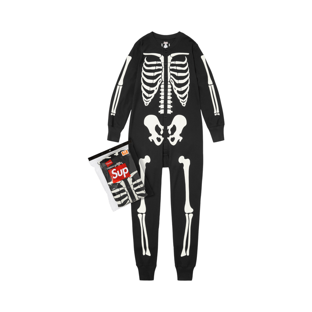 Supreme x Hanes Bones Thermal Union Suit (1 Pack) 'Black'