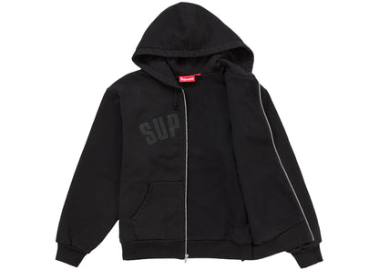 Supreme Arc Thermal Lined Zip Up Hooded Sweatshirt (FW26) Black