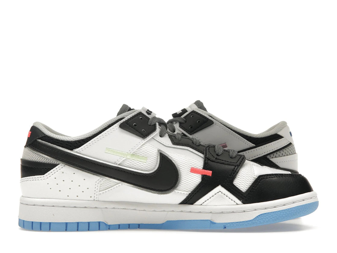 Nike Dunk Low Scrap Black Neutral Grey University Blue White