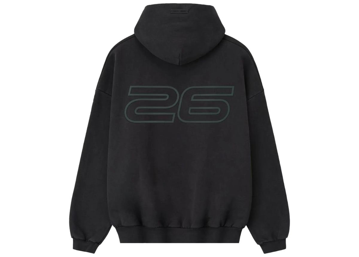 Fear of God Essentials Heavy Fleece 90's Hoodie Vintage Black