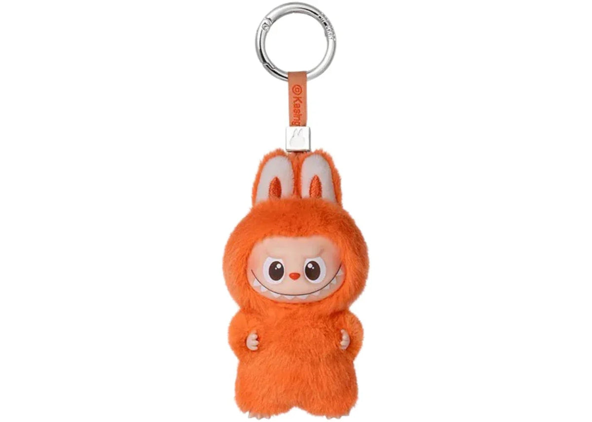 Pop Mart Labubu The Monsters Pin for Love Series "Z" Vinyl Plush Pendant Orange