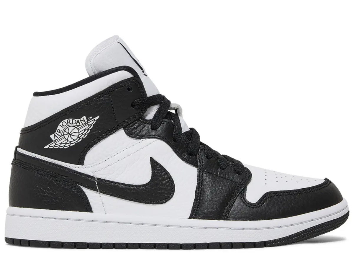 Jordan 1 Mid Split Black White (Women's)