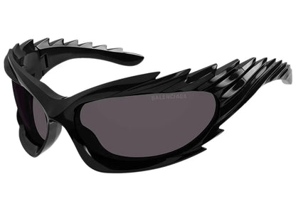 Balenciaga Spike Rectangle Sunglasses Black