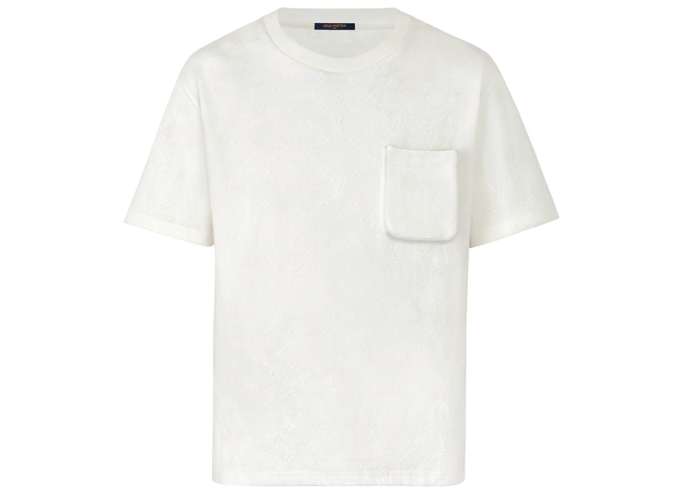 Louis Vuitton Signature 3D Pocket Monogram T-Shirt White