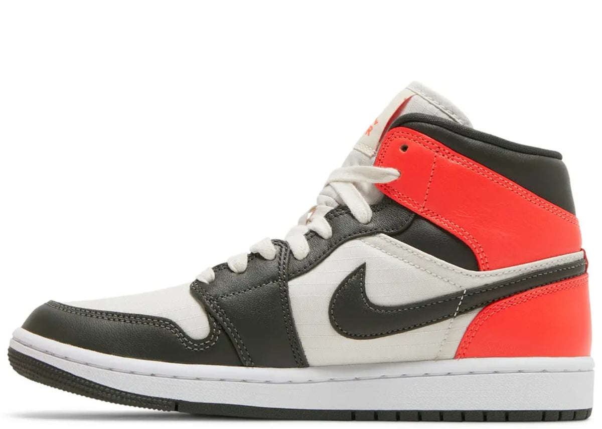 Jordan 1 Mid Newsprint Light Orewood Brown (Women's)