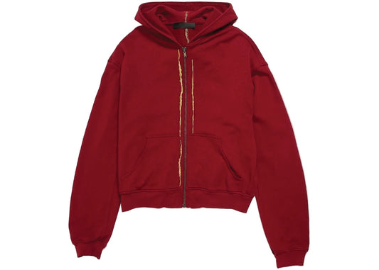 Haider Ackermann Zip Up Hoodie Red