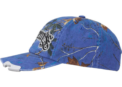 Supreme Bottle Opener 6-Panel Hat Cap Realtree Xtra Royal Blue Camouflage