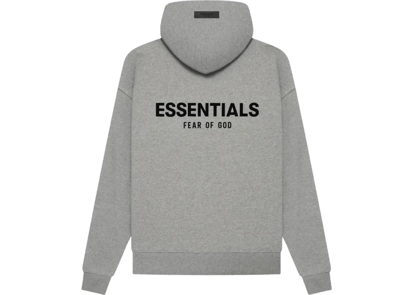 Fear Of God Essentials Hoodie Dark Oatmeal Grey