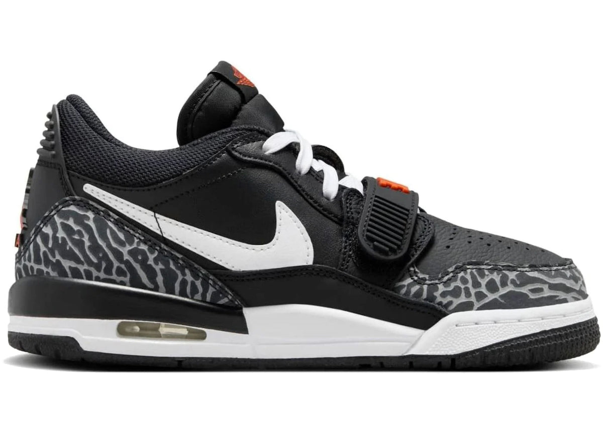 Jordan Legacy 312 Low Black White Safety Orange (GS)