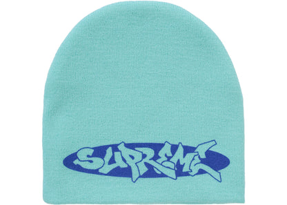 Supreme New World Order Beanie Light Teal