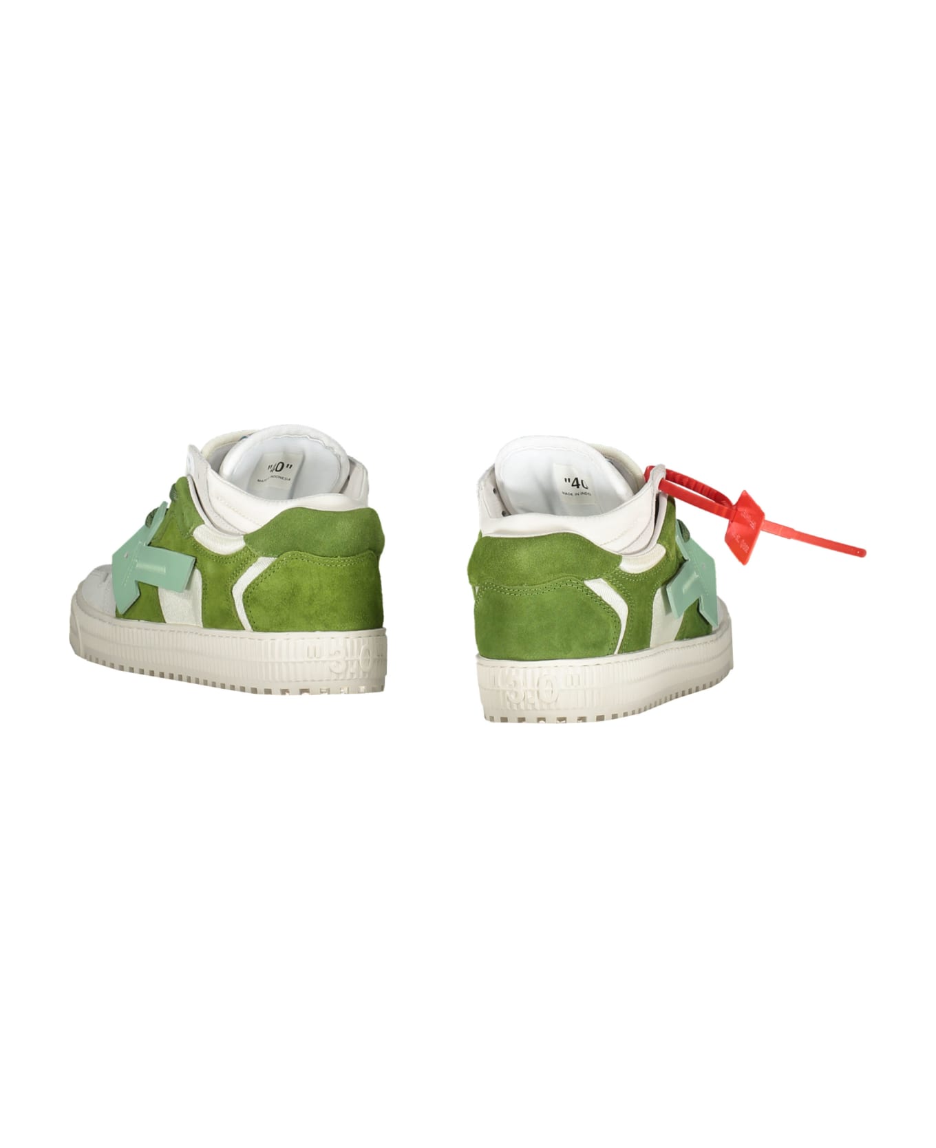 Off-White Low Top 3.0 Floating Arrow Sneakers Green White