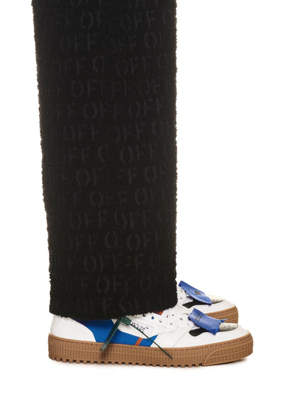 Off White 3.0 Off Court Calf Leather Blue Fluo White