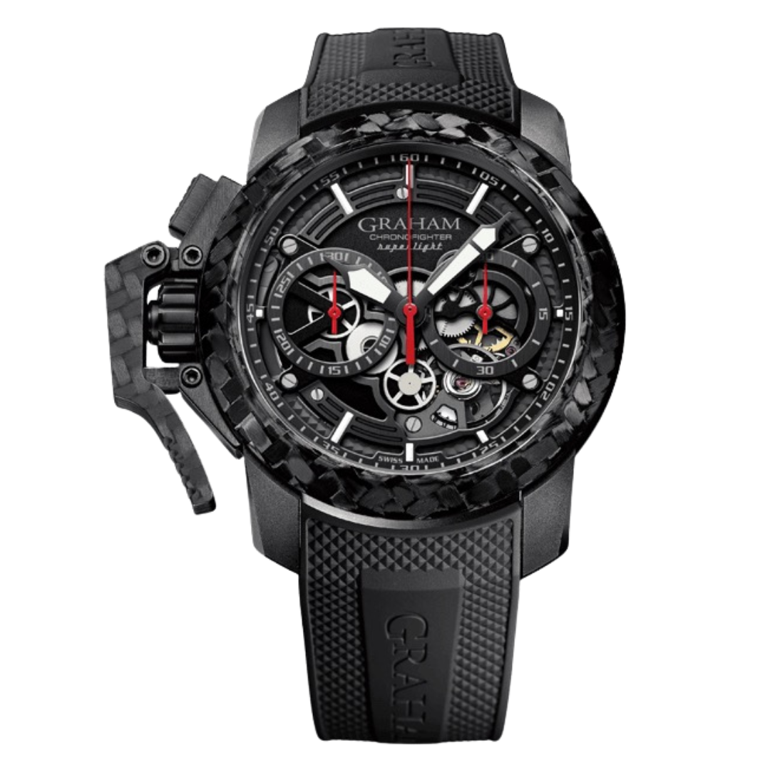 Graham Chronofighter Superlight Carbon Skeleton | 2CCBK.B25A.K92K