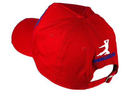 Dsquared2 Bruce Lee Embroidered Baseball Cap Red