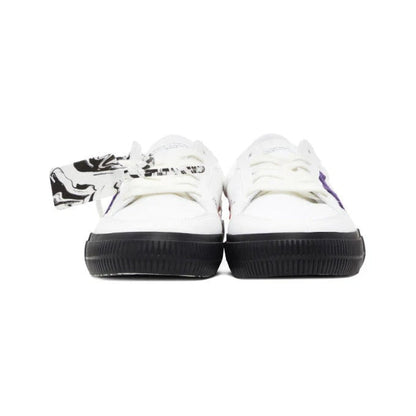 Off-White Vulcanized Vulc Low Top Canvas Sneakers White Purple (SS21)
