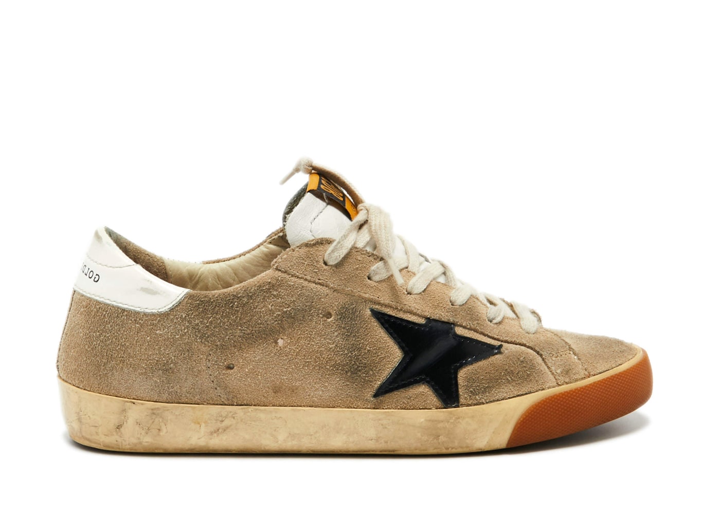 Golden Goose Suede Superstar Low Top Beige