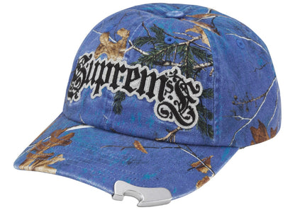 Supreme Bottle Opener 6-Panel Hat Cap Realtree Xtra Royal Blue Camouflage