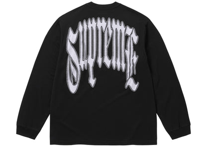 Supreme Intarsia Long-Sleeve Top Tee Black