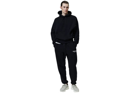 Fear of God Essentials Classic Fit Fleece Hoodie Black
