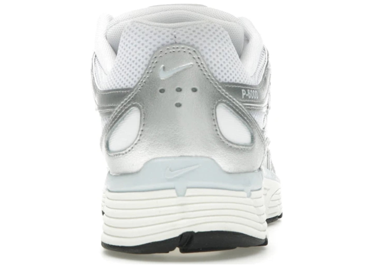 Nike P-6000 White Blue Tint Sail Metallic Silver (Women's)