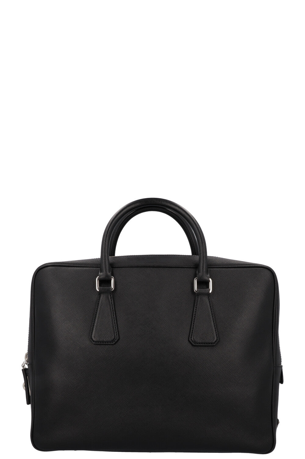 Prada Saffiano Briefcase Leather Black
