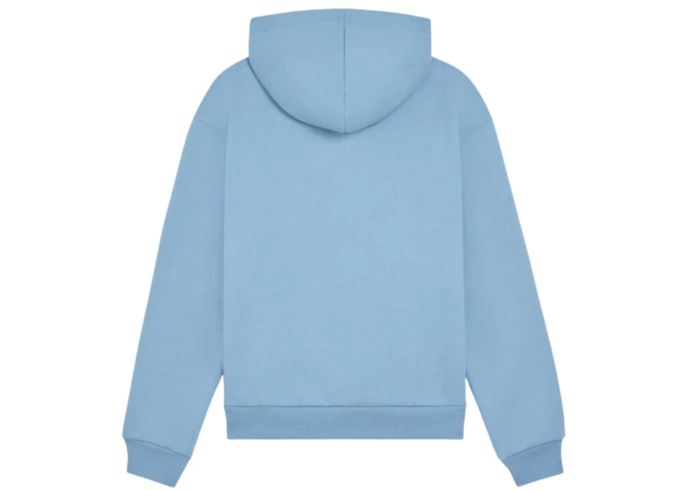 Celine Loose Cotton Fleece Hoodie Washed Blue