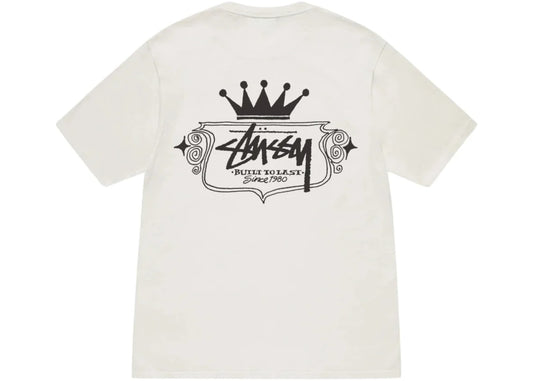 Stüssy Built To Last Tee Pigment Dyed Natural White